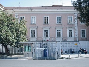 L'ingresso della casa circondariale di Campobasso