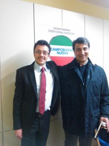 Alessandro Cavone con il candidato sindaco Michele Scasserra