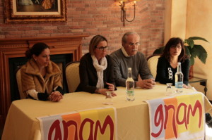 Un momento della presentazione del progetto Gnam