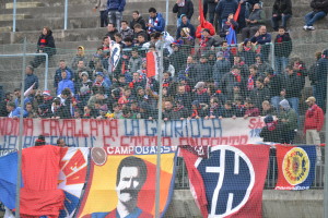 I tifosi del Campobasso in Curva Nord 'Michele Scorrano'