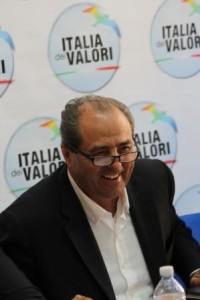 Antonio Di Pietro, presidente onorario dell'IdV