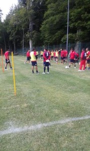 Il primo allenamento del Campobasso (foto Gianni Bruno)