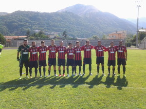 Il Campobasso sceso in campo contro il Termoli