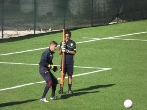 L'allenamento al 'Vitantonio'