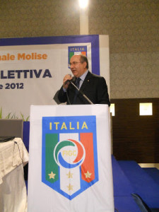 Piero Di Cristinzi, presidente della Figc/Lnd Molise