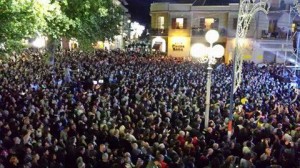 Il pubblico che ha assistito al concerto di Noemi a Bojano domenica 24 agosto