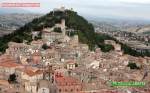 Il centro storico di Campobasso dominato dal Castello Monforte