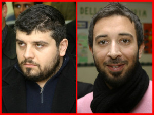 I consiglieri nazionali dell'Ordine dei Giornalisti, Vincenzo Cimino e Cosimo Santimone