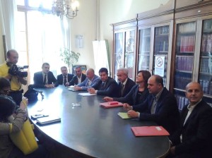 La conferenza stampa dell'assessore Bibiana Chierchia e della maggioranza