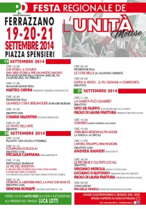 festa unità pd