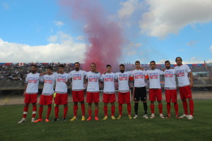 Il Campobasso che ha pareggiato 2-2 contro il Chieti