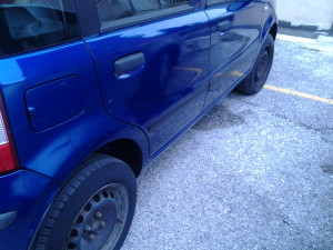 I copricerchi sottratti alla Panda