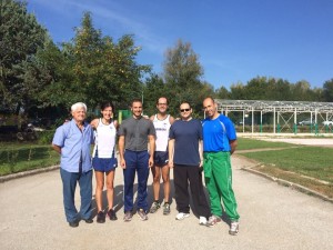 Gli organizzatori della manifestazione podistica di beneficenza di Bojano