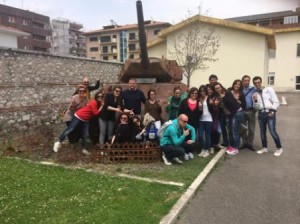 La prima classe all'Historiale di Cassino con il professor Zarriello