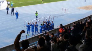 L'Isernia festeggia un gol