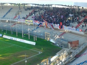 I cinquecento tifosi del Campobasso al 'Riviera delle Palme'