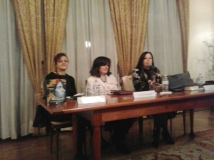 Un momento dell'incontro all'Ambasciata del Messico in Italia con Chierchia, Tassinari e Fraracci