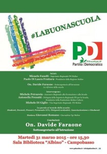 labuonascuola locandina partito democratico