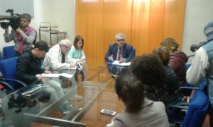 La conferenza stampa dell'ex Governatore Michele Iorio