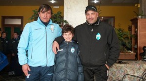 Il tecnico della Lazio, Ciummo, con Turco