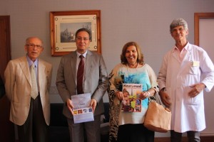 La delegazione tunisina e il direttore sanitario della Neuromed