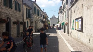 Una veduta del centro di Capracotta