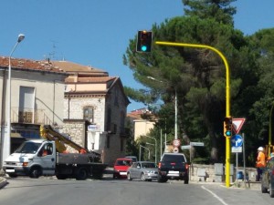 semaforo via vico san giovanni via delle frasche