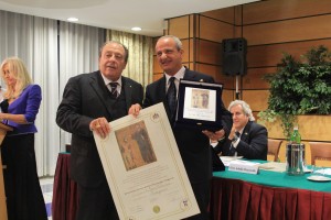 Un momento della premiazione