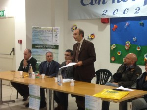 L'intervento del presidente del Consiglio regionale, Vincenzo Cotugno