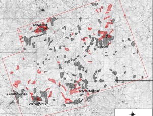 Le zone dove potrebbe sorgere l'insediamento petrolifero