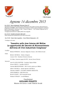 Visita Ministro Poletti 14.12.2015 - Agnone