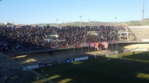 La Curva Nord è tornata a colorarsi di rossoblù contro l'Avezzano