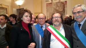 Il Presidente della Provincia, Rosario De Matteis, a Foggia
