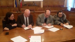 La sottoscrizione del protocollo d'intesa