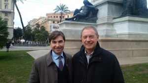 Stefano Maggiani e Adolfo Urso a Roma