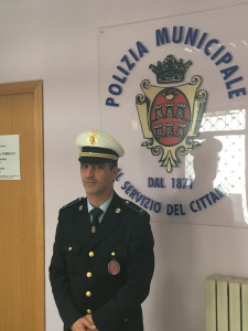 Il vigile urbano Pino Marrone
