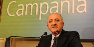 Il governatore della Campania, Vincenzo De Luca