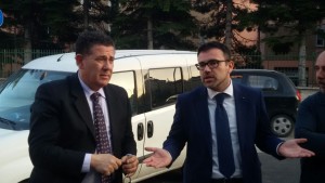L'assessore Colagiovanni e il consigliere comunale Bucci a via Mazzini