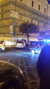 L'incidente lungo Corso Vittorio Emanuele