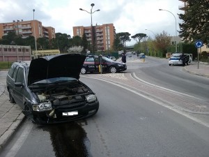 L'incidente avvenuto a via San Giovanni