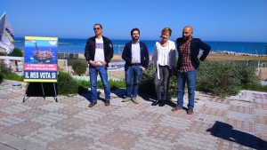 La conferenza stampa del Movimento 5 Stelle a Termoli