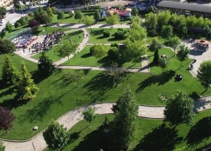 Il Parco San Giovanni visto dall'alto