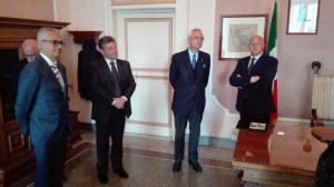 La visita dell'ambasciatore d'Italia presso la Santa Sede a Palazzo San Giorgio
