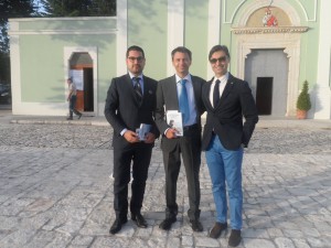 L'organizzatore dell'evento, Peppe D'Uva, tra Formato e Maggiani