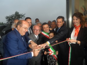 Il taglio del nastro della sede della Figc/Lnd Molise