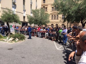 All'esterno del Cinema Sant'Antonio