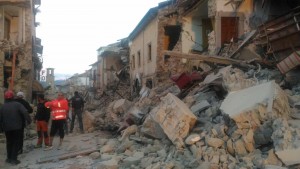 Il comune di Amatrice è stato distrutto dal sisma