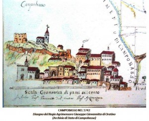 Campobasso nel 1742, quando fu riscattata al demanio