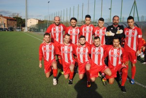 La squadra dell'FC Molise che ha pareggiato col Biccari