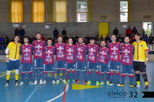 La Chaminade Campobasso scesa in campo contro il Futsal Canosa (foto Civico 32)